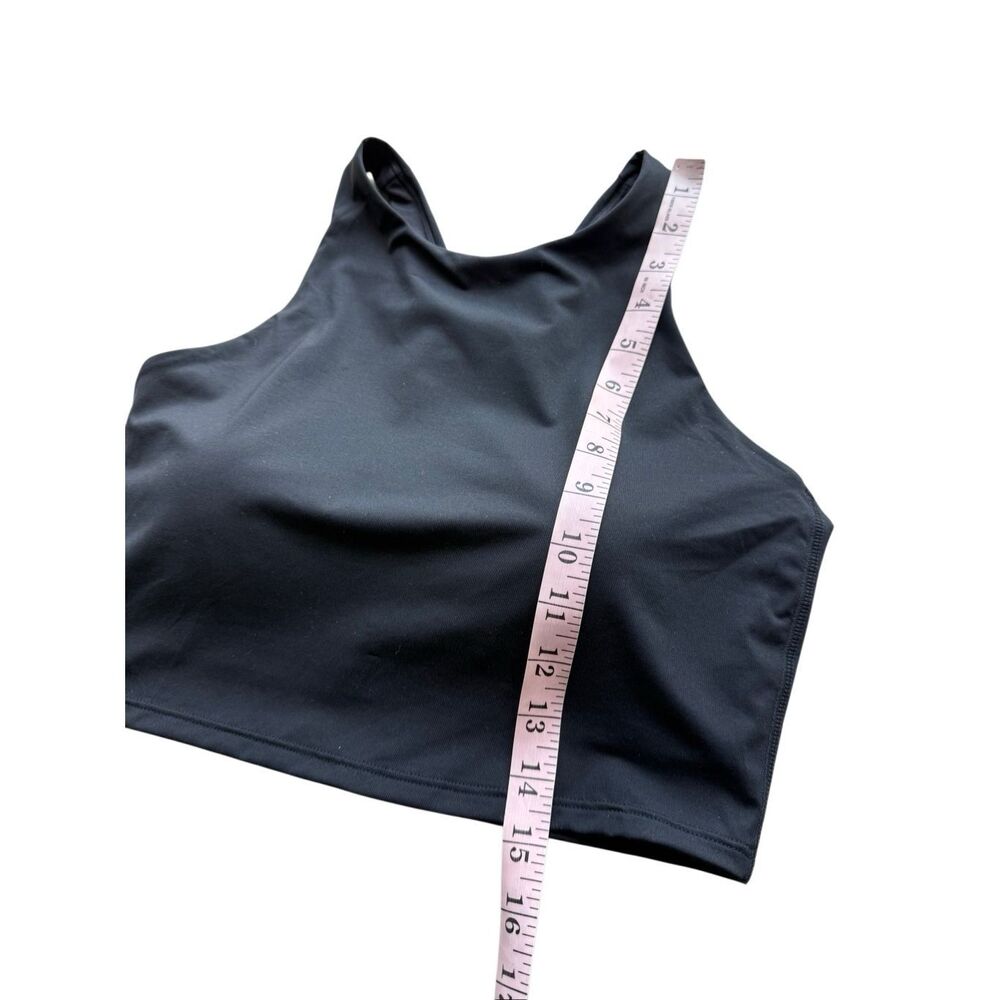 Athleta Purpose Crop Sports Bra In Black Size S - Picture 9 of 9